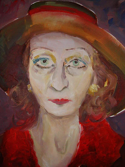 luis ruocco woman with the hat